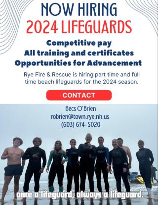 Now Hiring 2024 Lifeguards